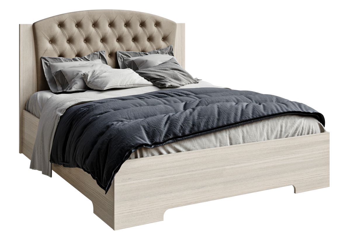 Кровать Королева с Ортопед. Основанием д1010*г2090*в1200 (900*2000)  от MEBSTILE.store